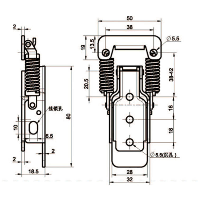 /product/buckle/挂锁型扣拉式压簧搭扣C91103/