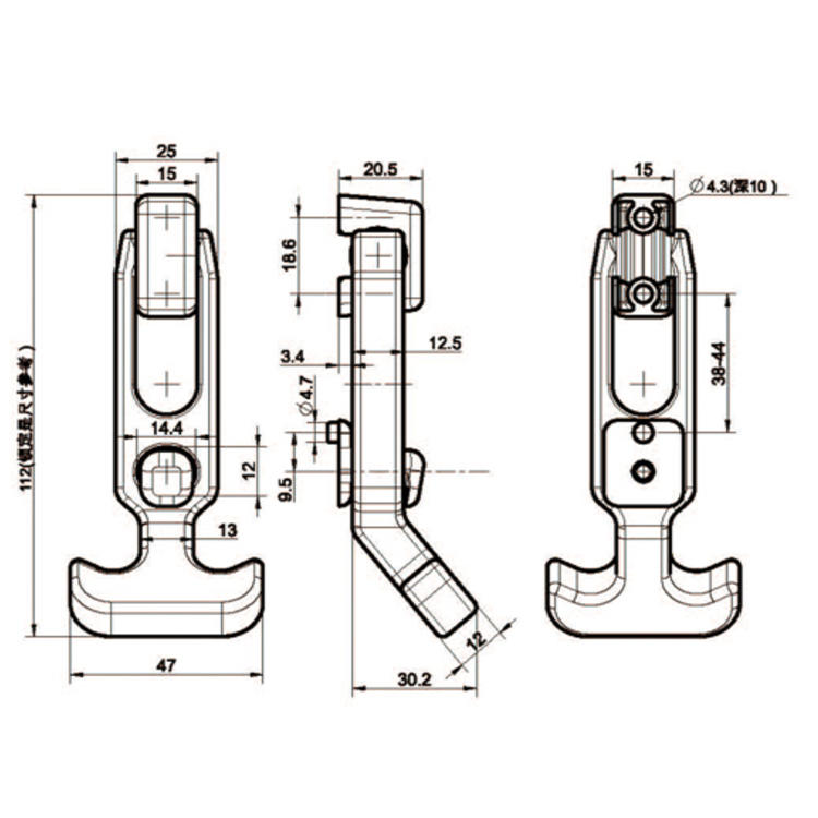 /product/buckle/扣拉式橡胶胀力搭扣C91141/