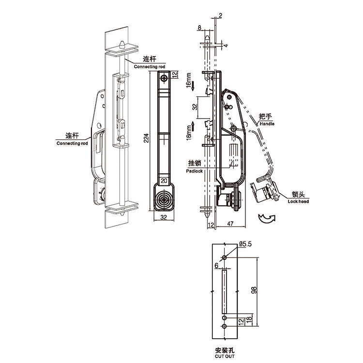 /product/rodcontrollock/提压式外装型拉杆锁A8181/