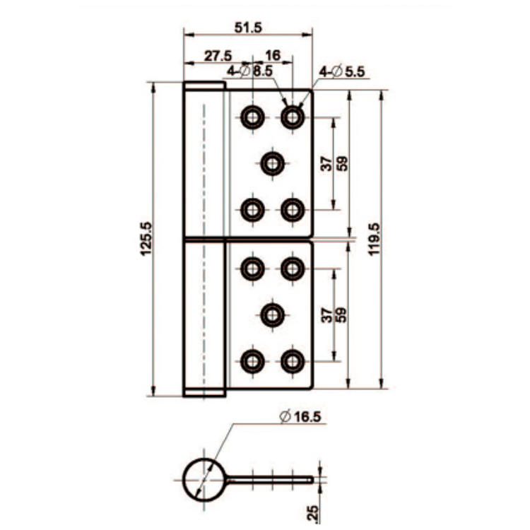 /product/hinge/不锈钢内嵌式可拆卸铰链B222813/