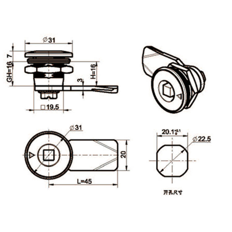 /product/camlock/盖式工具型转舌锁A6018/