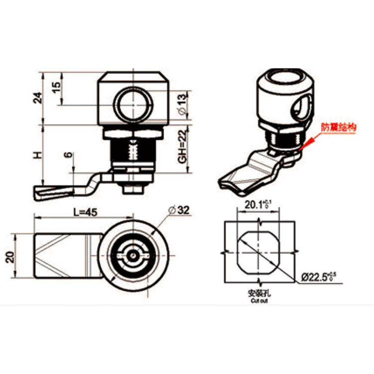 /product/camlock/挂锁式工具型转舌锁A6019/