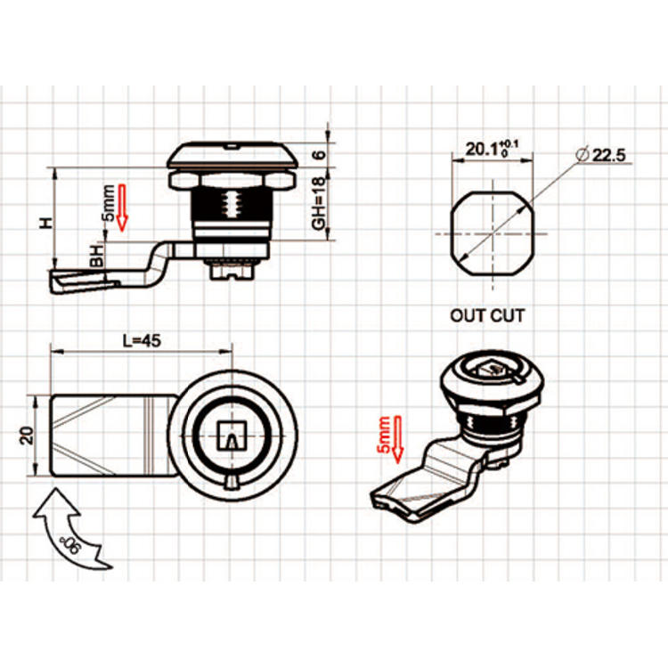 /product/camlock/短款工具型压紧锁A6025/