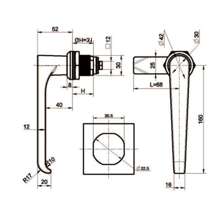 /product/camlock/不锈钢重型L把手转舌锁A60951/