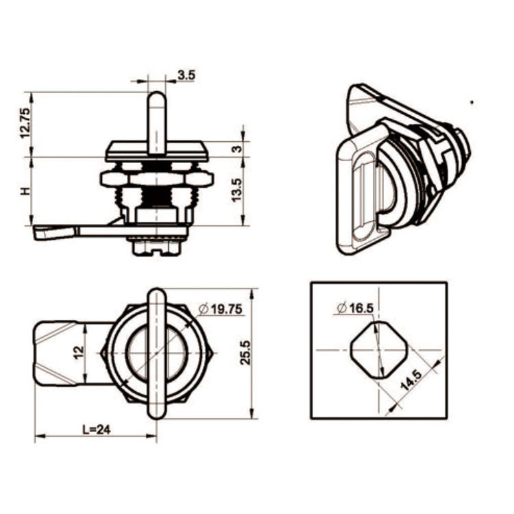 /product/camlock/小型旋钮转舌锁A61312/